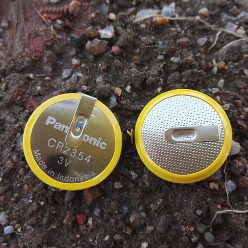 4pcs/lot Panasonic CR2354 3V Lithium Battery Car Remote Key instrument and meter Button Batteries Cell with 2 Soldering Pins