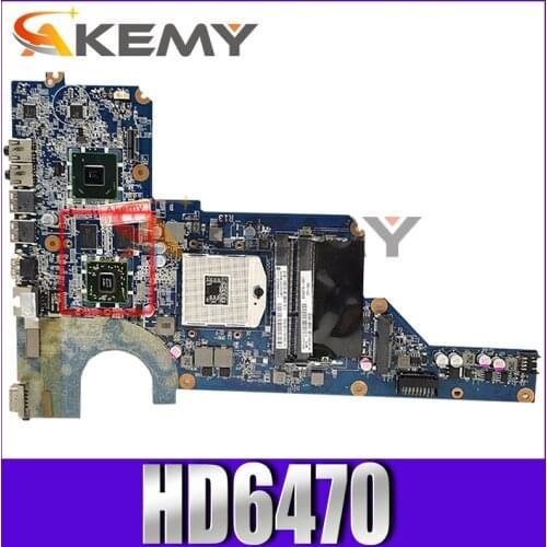 AKemy laptop Motherboard For HP Pavillion G4 G4-1000 G6 HD6470 Mainboard 650199-001 636375-001 DA0R13MB6E1 216-0809024 HM65