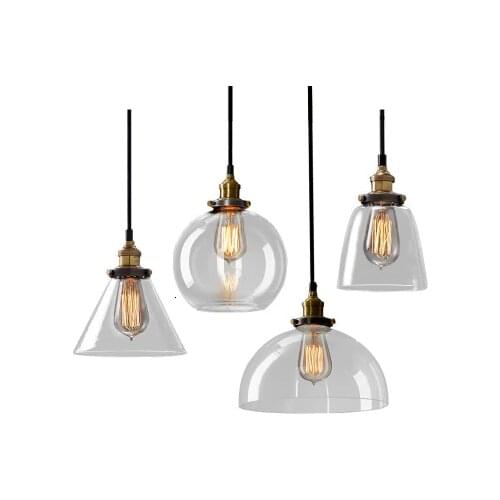 Artdecolite Modern Amber Glass Pendant Lamp Restaurant Cafe Bar luminaire suspendu