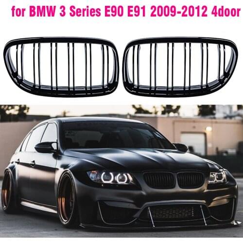 Car Front Grille Gloss Black Inlet Grille for BMW E90 E91 LCI 3-Series Sedan Wagon 2009 2010 2011 2012