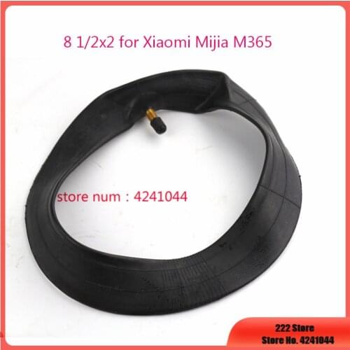 Free Shipping Inner Tube 8 1/2X2 with A Straight Valve Fits Xiaomi Mijia M365 Smart Electric / Gas Scooter 50/75-6.1 Camera