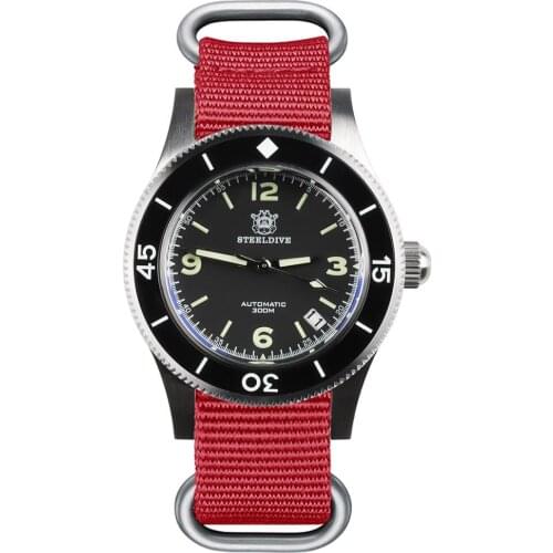 STEELDIVE NH35 Mechanical Dive Watch Men Wrist Automatic 300M Ceramic Bezel 316L Stainless Steel Mens Mechanical Watches Diver