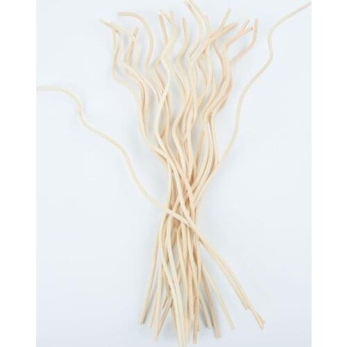 20PCS Long Wavy Rattan Reed Fragrance Diffuser Replacement Refill Sticks Home Decor Incense Aromatherapy Rattan Volatile Stick