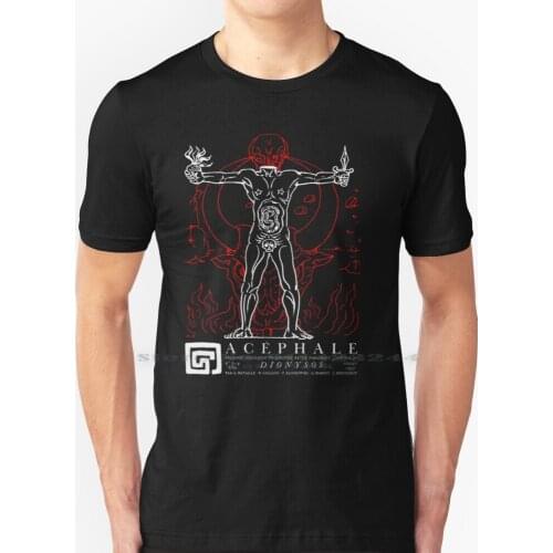Acéphale-Dionysus T Shirt 100% Pure Cotton Acéphale Acephale Bataille Nietzsche Dionysus Klossowski Masson Surrealism Deleuze