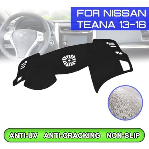Car Dashboard Mat Anti-dirty Non-slip Dash Cover Mat UV Protection Shade for Nissan Teana 2013 2014 2015 2016