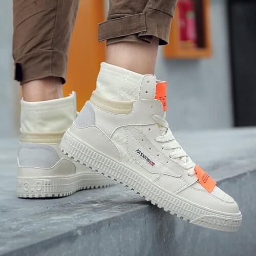 Koovan Mens Sneakers Sports Boots 2018 Autumn Air Force High Canvas Hip-hop Ancient Ways Shoes Joker Mens Shoes Causal Shoes