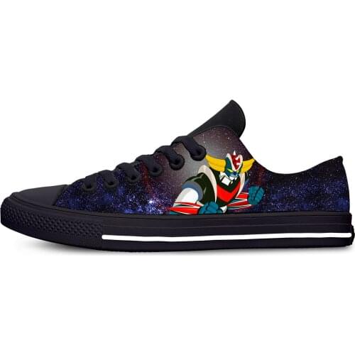 UFO Robot Goldrake Grendizer Anime Gurendaiza Cool Casual Cloth Shoes Low Top Lightweight Breathable 3D Print Men Women Sneakers