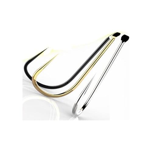 200PCS Carbon Steel Fishign Hook With Barb #1~#13 Freshwater Lake River Hook Carbon Black Bait Holder Bait holder Fish hook