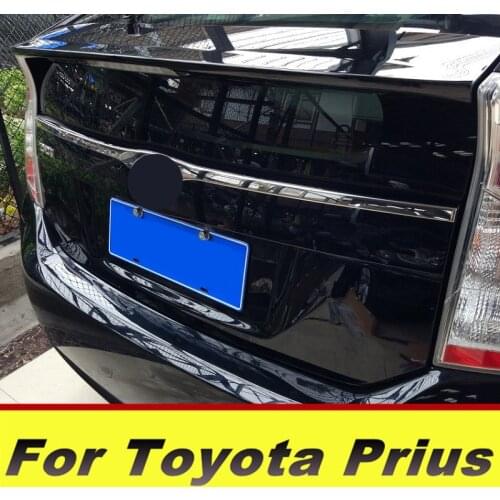 For Toyota Prius Rear standard trim strip Car tailgate trim strip trunk trim strip bright strip chrome plated Accessories