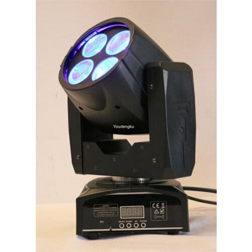 New product 2017 4x10w wash rgbw 4in1 led beam 40w moving head light for stage light