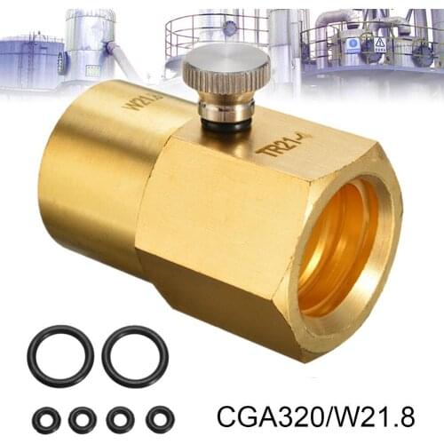 Wholesales CGA320/W21.8 Soda Maker CO2 Cylinder Refill Adapter Connector Valve Tool Kit
