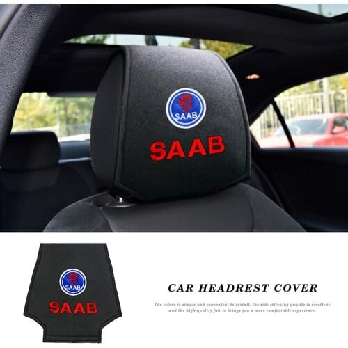 1/2PCS Auto Car Seat Neck Pillow Protection Safety Auto Headrest For Saab 9-3 9-5 900 9000 Scania Car Seat Styling Accessories