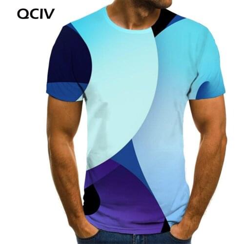 QCIV Brand Abstract T shirt Men Pattern Tshirt Printed Psychedelic Funny T shirts Harajuku Shirt Print Mens Clothing summer New
