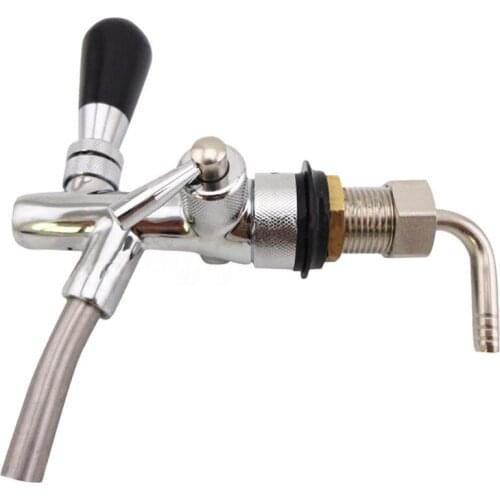 Adjustable Draft Beer Faucet With Flow Controller For Keg Tap Homebrew Dispenser