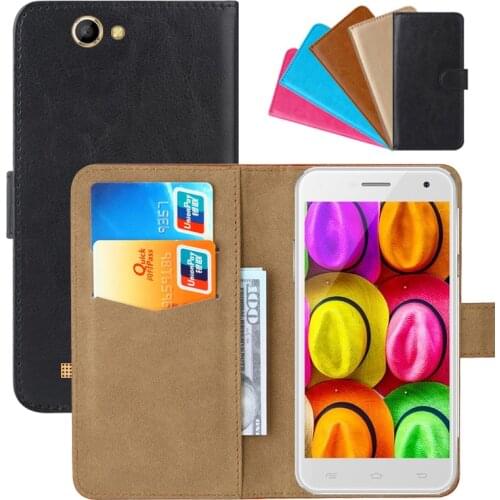 Luxury Wallet Case For Jinga Fresh (4G) PU Leather Retro Flip Cover Magnetic Fashion Cases Strap