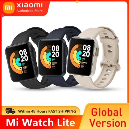 Xiaomi Mi Watch Lite Global Version GPS Fitness Tracker Heart Rate Monitor Sport Bracelet 1.4 Inch Bluetooth 5.0 Smartwatch