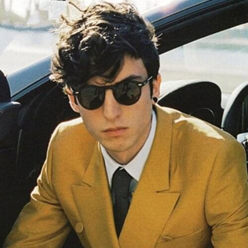 New brand fashion Designer round sunglasses mens high quality Unisex Vintage driving sunglasses for men sunglasses Shades UV400