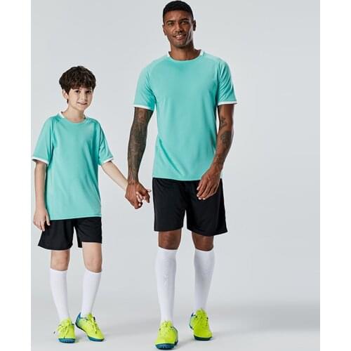 Custom Jerseys Football Men Child Soccer training Set , Football Team Jersey Shorts with Pocket , Futebol uniform tracksuit