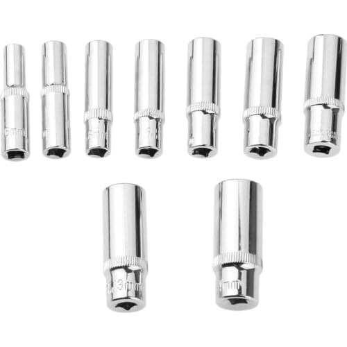 1/4 Hex Ratchets Extension Sleeve Bar Socket Converter Tool 6-14MM joint Y98E