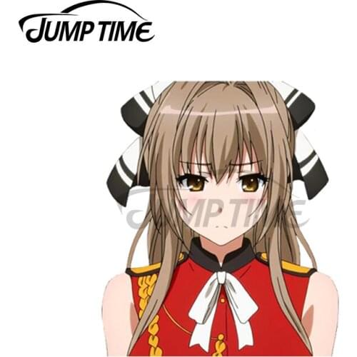 Jump Time 13 x 10.2cm For Amagi Brilliant Park Sexy Girl Car Stickers and Decals Trunk Laptop Motorcycle Scratch-Proof Graphics