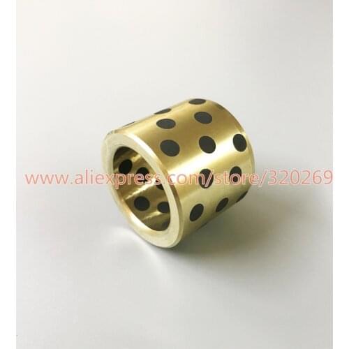 1PC JDB405040 JDB405050 Inlaid Graphite Solid JDB455540 JDB455535 Bearing Oilless Bush Embedded Bronze Copper Sleeve Linear