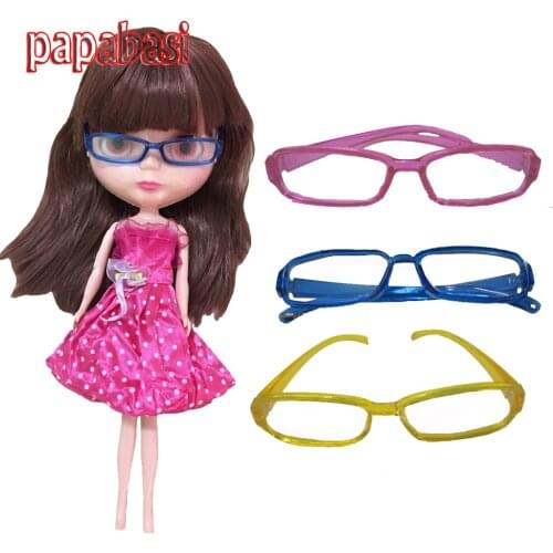 1pcs Fashion Doll accessories DIY Glasses for 1 / 6 BJD Blyth Doll as for 18inch 45cm girls dolls Free shipping