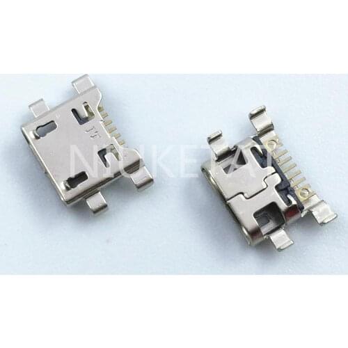10pcs Micro USB 7Pin Jack Connector socket Data charging port tail plug For LG G4 F500 H815 V10 K10 K420 K428 Mini USB