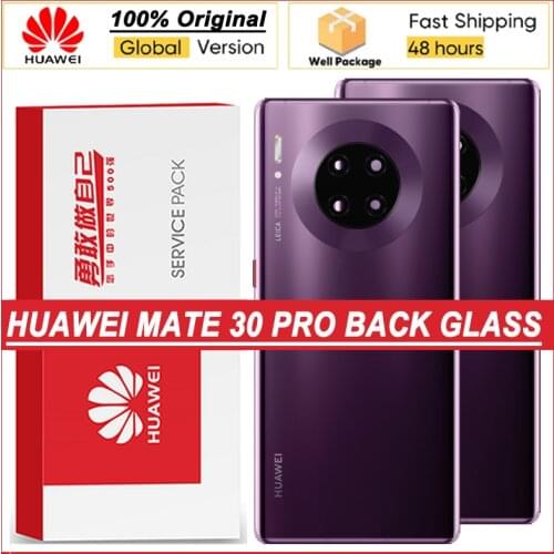 100% Original Back Housing for Huawei Mate 30 Pro Back Cover Battery Glass Door Rear Case Repair Parts