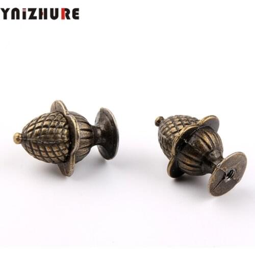 2pcs 23*30mmKitchen Handles Ynizhure Decorative Bronze Colored Zinc Alloy Single Hole Strawberry Furniture Knob/pull/handle