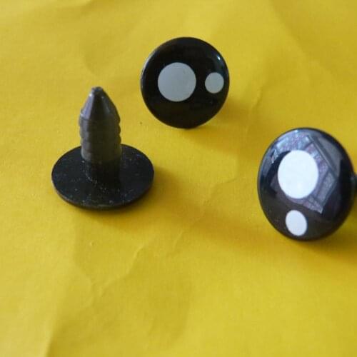500pcs/lot 16mm new eyes round two white dot safety eyes toy accessories