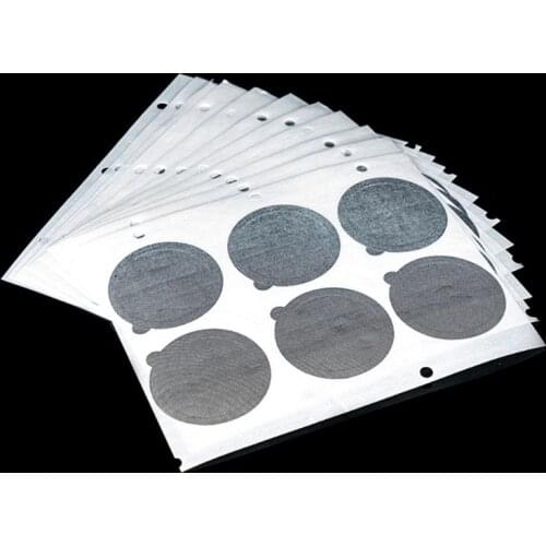 60Pcs Refillable Coffee Capsule Flim Sticker Refilling Capsule Lids For Nespress 896A