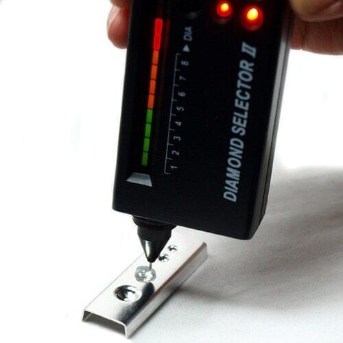 Free Shipping Diamond Detector Electronic Diamond Selector Gemstone Gems Tester II with Ultraviolet Light, Jewelry tools