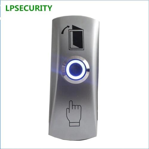 NO LED indicator Access Control Door lock Release Exit Button Sensor Switch/door access push button NO COM 80*30*23mm