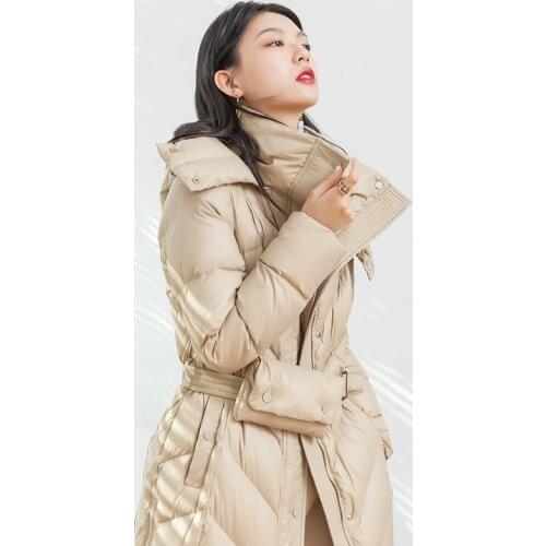 Brand 2020 New winter Jackets women Duck down Jackets long down Coats Womens Outerwear Parka Slim Long Girl Overcoats