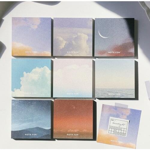 Landscape Message Note Paper 100 Sheets Memo Sticky Note Paper Daily To Do It Notepad Paperlaria Stationery