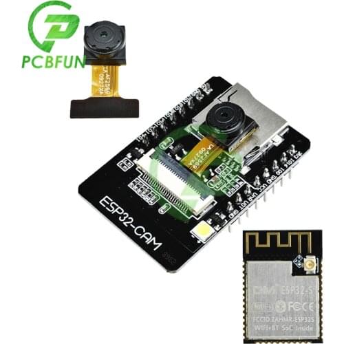 ESP32-CAM WiFi ESP32 Serial to WiFi ESP32-S Development Board 5V Bluetooth OV2640 2MP Camera Module Nodemcu for Arduino IDE IPX