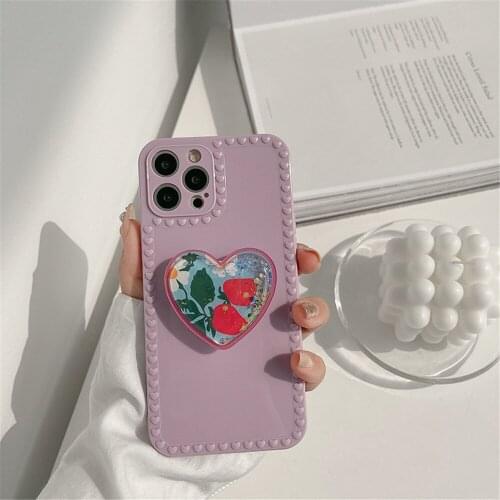 IPhone 11 Case with Stand Korean Girls Mobile Phone Cover Funda for iPhone 11pro Max 7 8 XR X XS Case Coque Shockproof