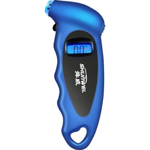 Shunwei Tyre Pressure Display Digital Display Meter High Precision Vehicle Tyre Pressure Meter Exhaust SD-2802