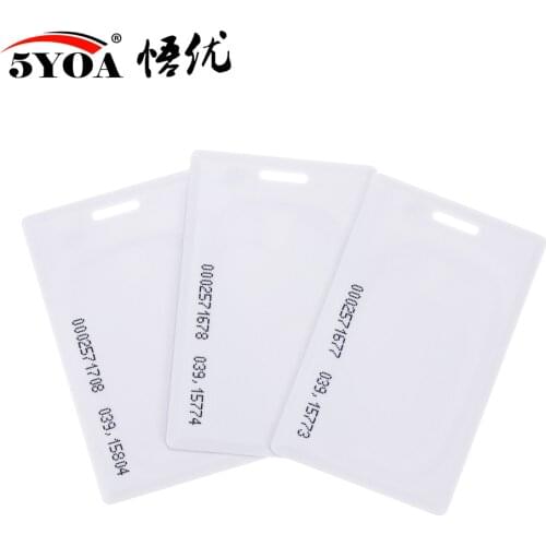 10pcs 1.8mm EM4100 Tk4100 125khz Access Control Card Keyfob RFID Tag Tags Key Fob Token Ring Proximity Chip