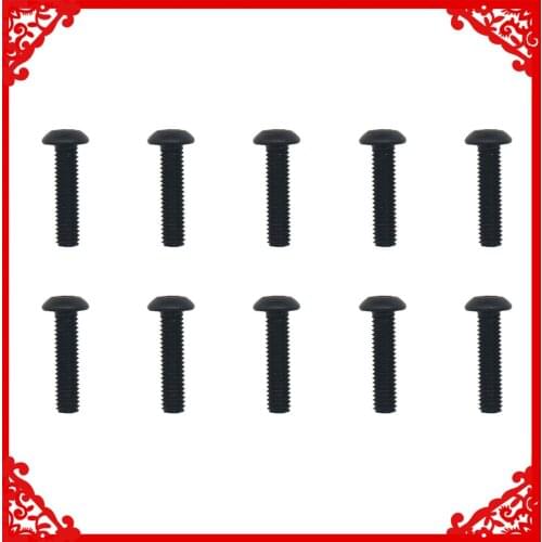 10x BUTTON HEAD HEX MACHINE SCREW M3X12MM for 1-10 ARRMA 6s 4s 3s&Mega Vorteks Senton Granite Big Rock Typhon Infractio part