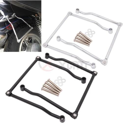 Motorcycle Saddle Bag Support Bars Mounts Bracket For Honda Shadow VT400 VT750 VT1100 VTX1300 VTX1800 VLX400 VLX600 Magna 250