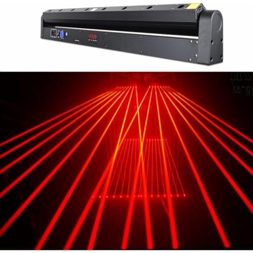 Eight LED beam lights eight eyes laser scanning wedding performance equipment bar KTV disco lights stage lights