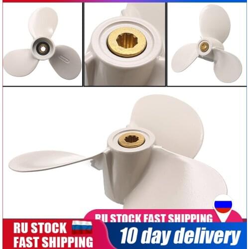 3 Blades Marine Boat Engine Propeller Fits for Yamaha Outboard 4hp 5hp Engine Part Accessories 71/2X 7-BA 6E0-45943-01-EL