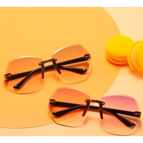 Cute Kids Sunglasses Boys Girls Child Classic Retro Rimless Sun Glasses Protection Baby Goggles Safety Children Eyeglasses Gafas