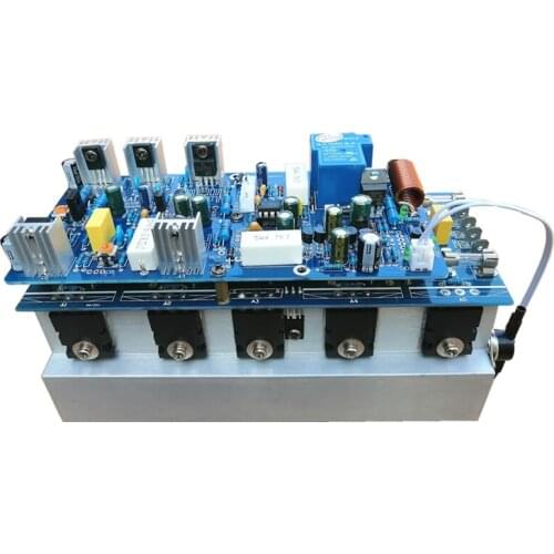 Mono 500W high power 10 PCS TTA1943 TTC5200 audio tube home Fever HIFI audio amplifier board with radiator