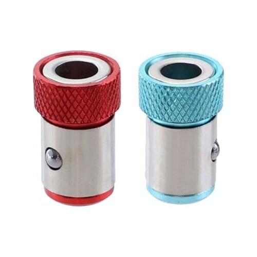 Screwdriver Bits Magnetic Ring 1/4" 6.35mm Metal Strong Magnetizer Screw for Hex