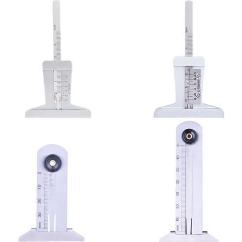 Stainless Steel Car Tyre Tire Tread Depth Gauge Meter Ruler Caliper Measuring Tool Moto Truck