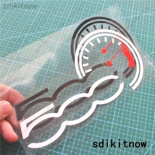 2021 NEW Car Dash board Decal Speed Sticker Styling light Decoration For Italy fiat 500 500x 500i 500c abarth accessories