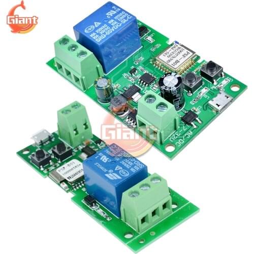 DC 5V 12V 24V eWelink Smart WiFi Relay Module Switch Relay Timer Wireless Remote Control Inching/Self-Locking for Google Home