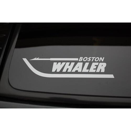 For Boston Whaler Sticker Vinyl Die Cut Decal Fishing Boat Truck Bumper Window V162 Car Styling